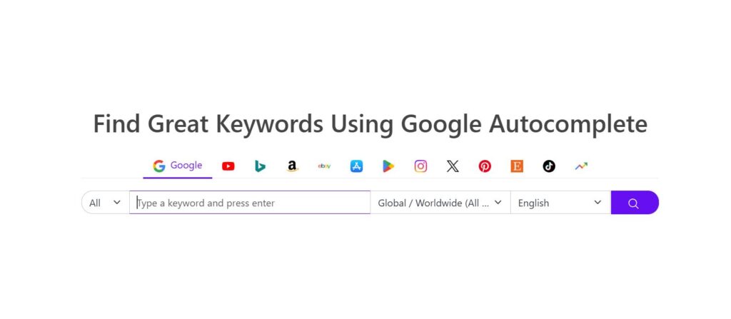 keyword tool